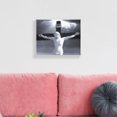 kruisiging verpakt canvas afdruk (Insitu (Woonkamer))