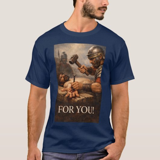 Kruisigings-T-shirt T-shirt (Voorkant)