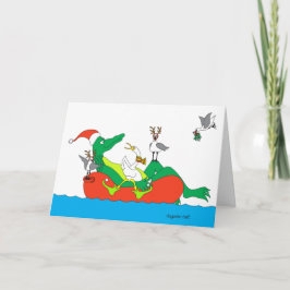 kruising door de Seizoensdagkaart Feestdagen Kaart