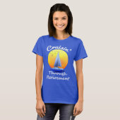 kruising door pensionering t-shirt (Voorkant volledig)