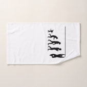 kruising evolutie, #crossfit handdoek (Handdoek)