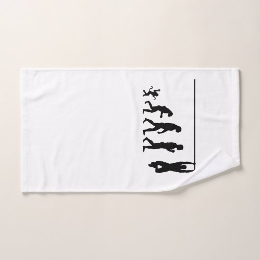 kruising evolutie, #crossfit handdoek (Handdoek)