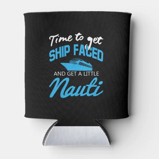 kruising |Funny Boat Party Shipface Family Cruise Blikjeskoeler (Voorkant)