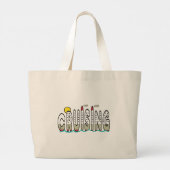 kruising grote tote bag (Achterkant)