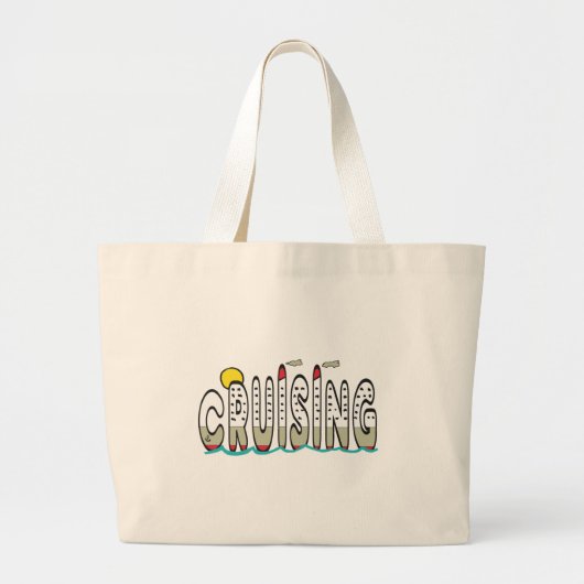 kruising grote tote bag (Voorkant)