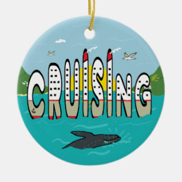kruising keramisch ornament