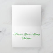 kruising, Kerstmis, george Washington, Amerika Feestdagen Kaart (Binnen)