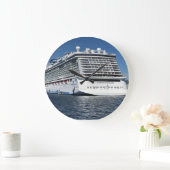 kruising met de grote klok in de Noorse glazen str (Huis)