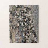 kruising met wildebeest legpuzzel (Verticaal)