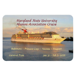 kruising naar Nassau Stateroom Deurkiezer Magneet