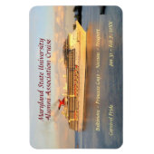 kruising naar Nassau Stateroom Deurkiezer Magneet (Verticaal)