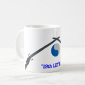 kruising saber trans, 29thID, "29th LET'S GO" Koffiemok (Voorkant links)