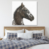 kruising van een Appaloosa met een Canvas Afdruk (Insitu (Slaapkamer))