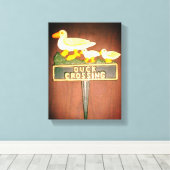 KRUISING VAN EENDEN 3 CANVAS AFDRUK (Insitu (Houten vloer))