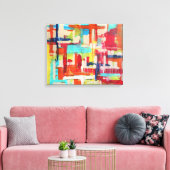 Kruisingen 20x16 Verpakt Canvas Afdruk (Insitu (Woonkamer))