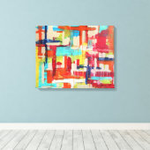 Kruisingen 20x16 Verpakt Canvas Afdruk (Insitu (Houten vloer))