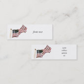 Kruisingen binnen de oude glorie - herdenkingsdag mini visitekaartje (Voorkant / Achterkant)