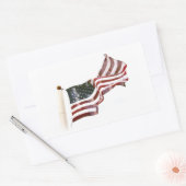 Kruisingen binnen de oude glorie - herdenkingsdag rechthoekige sticker (Envelop)