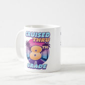 Kruisingen door 8e klas Afstuderen Koffiemok (Voorkant links)