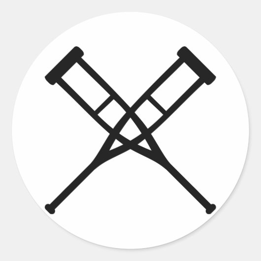 kruisingen ronde sticker (Voorkant)