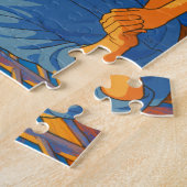 kruisingspaar legpuzzel (Zijkant)