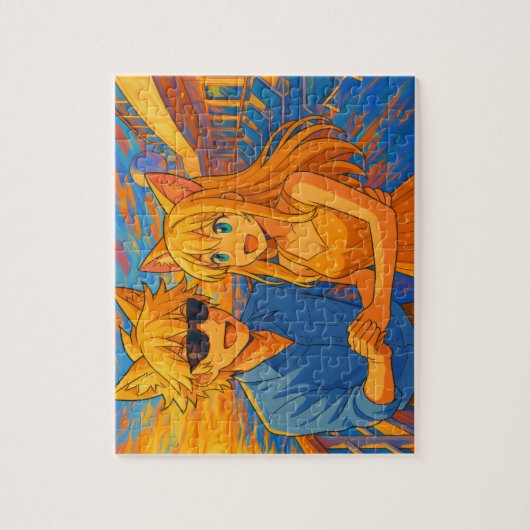 kruisingspaar legpuzzel (Verticaal)