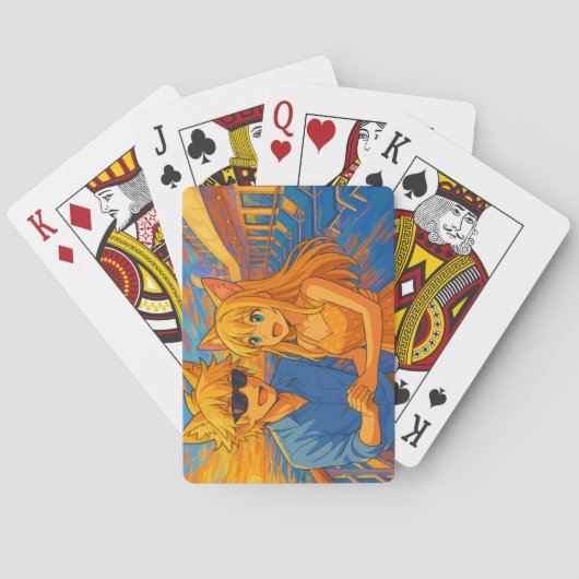 kruisingspaar pokerkaarten (Achterkant)