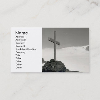 Kruiskaart Visitekaartje