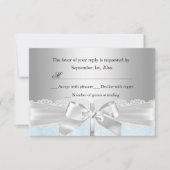 Kruiskantboog Blauw Doopsel/Doopsel RSVP (Voorkant)