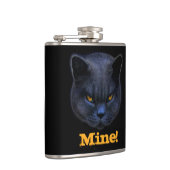 Kruiskat zegt mijn. heupfles (Rechts)