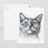 Kruiskatten G122 Briefkaart (Voorkant / Achterkant)