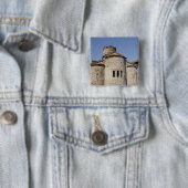 Kruiskerk van Johannes de Doper Vierkante Button 5,1 Cm (In situ)
