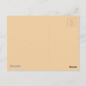 KRUISKROOM GIRAFFE ANIMAAL PATTERN ACHTERGRONDWAL BRIEFKAART (Achterkant)