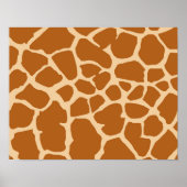KRUISKROOM GIRAFFE ANIMAAL PATTERN ACHTERGRONDWAL POSTER (Voorkant)