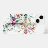 Kruiskruis Christelijk Jezus God Grafische kunst iPhone Hoesje (Achterkant horizontaal)