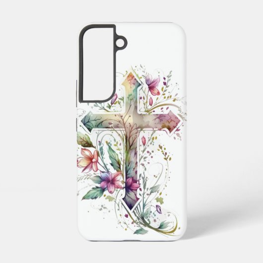 Kruiskruis Christelijk Jezus God Grafische kunst Samsung Galaxy Hoesje (Achterkant)