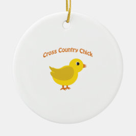 Kruisland kiezen keramisch ornament