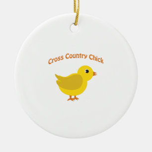 Kruisland kiezen keramisch ornament