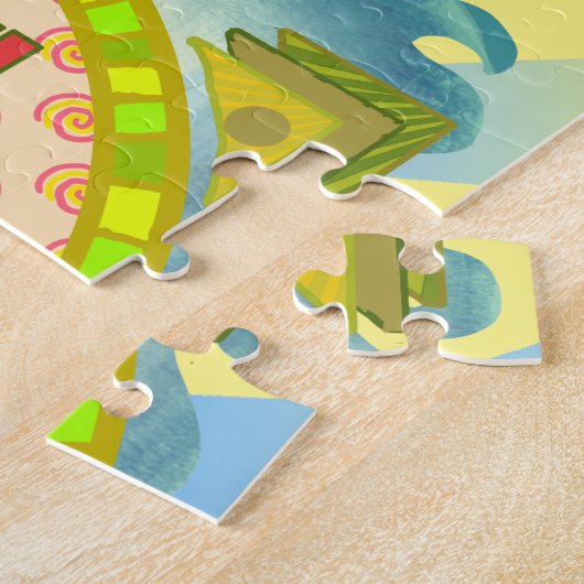 Kruisletters RN Verpleegster Legpuzzel (Zijkant)