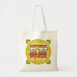 Kruisletters RN Verpleegster Tote Bag