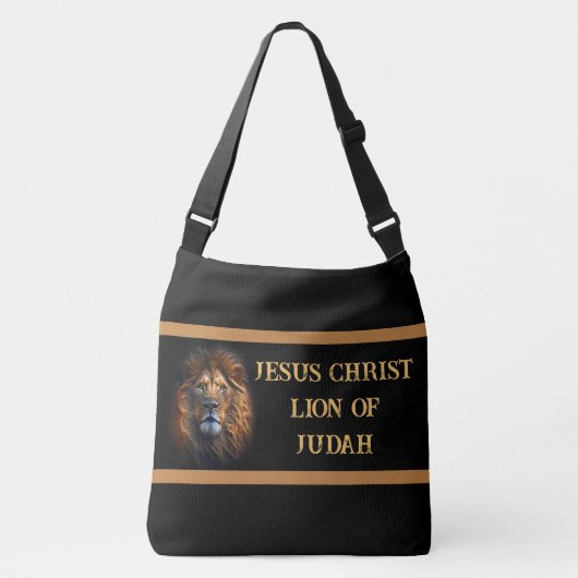 Kruislichaam Canvas tas Jezus Christus Leeuw van J (Voorkant)