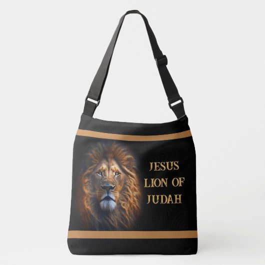 Kruislichaam Canvas tas Jezus Christus Leeuw van J (Voorkant)