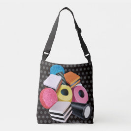 Kruislijm Tas. Snoep Allsorts cascade Crossbody Tas