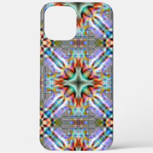 Kruislijnen en oranje vlekken die vlammen generere Case-Mate iPhone case