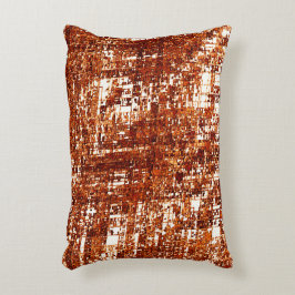 Kruislijnen en roestvierkant inkeping accent kussen