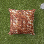 Kruislijnen en roestvierkant inkeping buitenkussen (Gras)