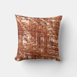 Kruislijnen en roestvierkant inkeping buitenkussen