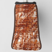 Kruislijnen en roestvierkant inkeping golfheadcover (Draai 90)