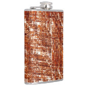 Kruislijnen en roestvierkant inkeping heupfles (Rechts)