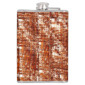 Kruislijnen en roestvierkant inkeping heupfles (Achterkant)